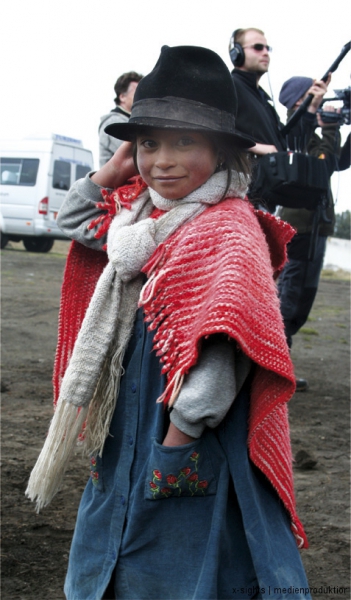 on the road to Mt. Chimborazo