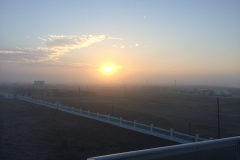 Sunrise in Puerto Lomas, Peru